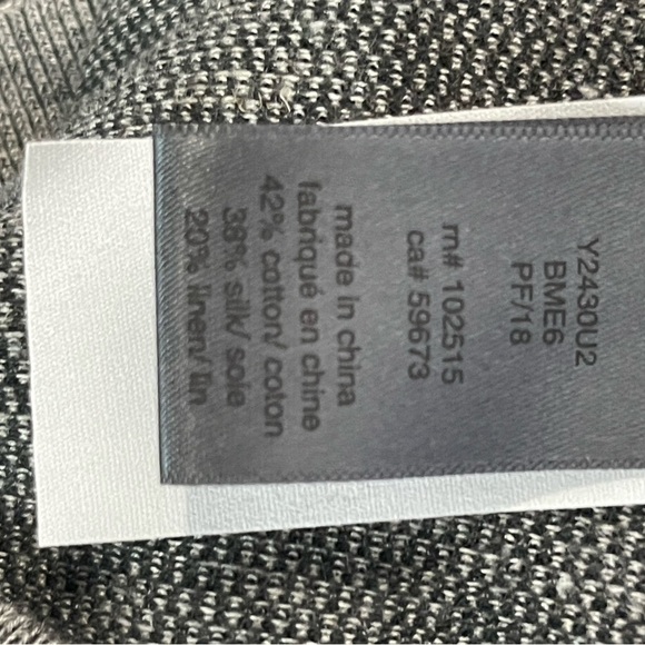 John Varvatos Silk Blend Light Heather Grey Henley L - Picture 7 of 9